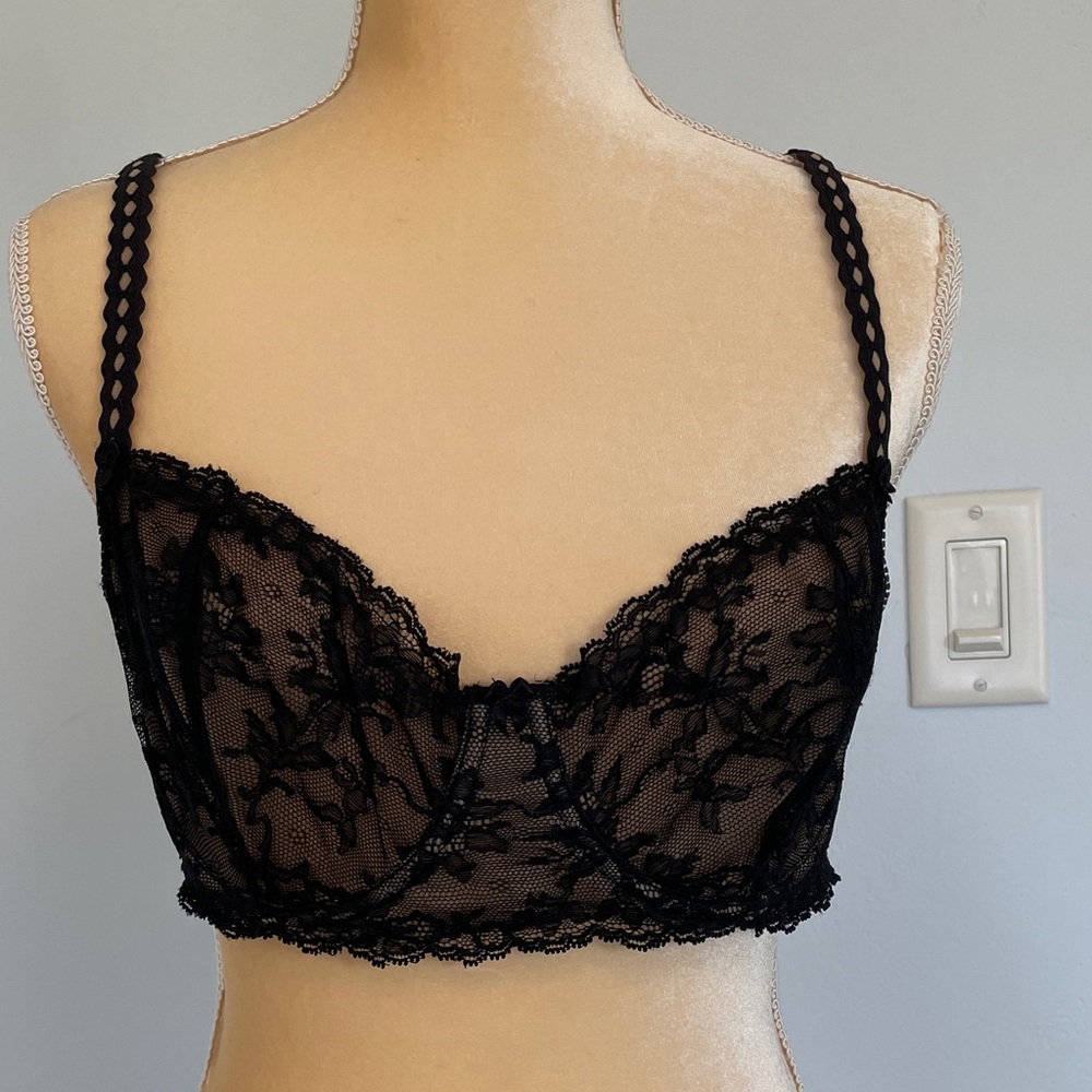 Felina Black Lace Bra 38C